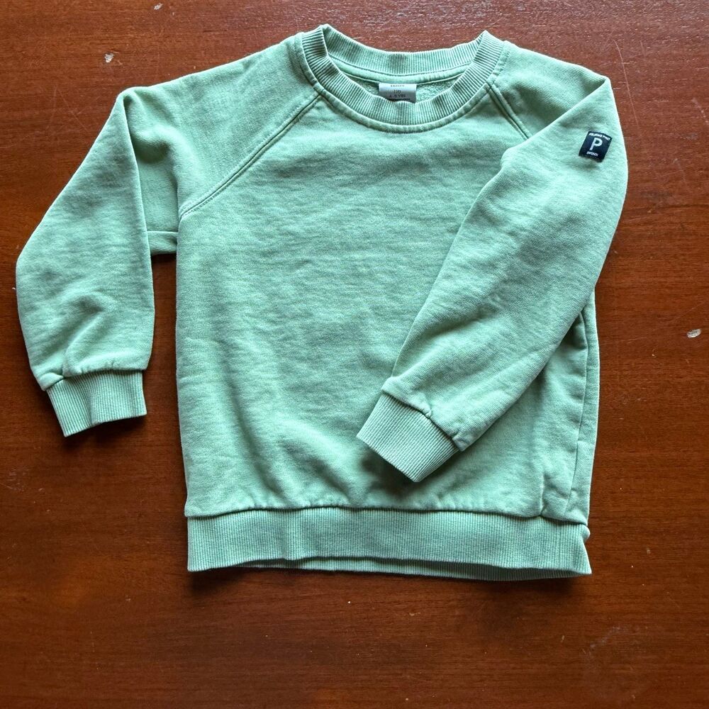 POLARN O. PYRET SWEDEN green pullover sweater
